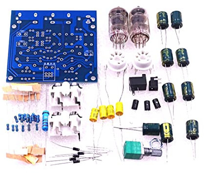 Vrttlkkfe AC 12V 1A 6J1 Value Preamp Tube Preamp Amplifier Board PreAmplifier Headphone DIY Kits