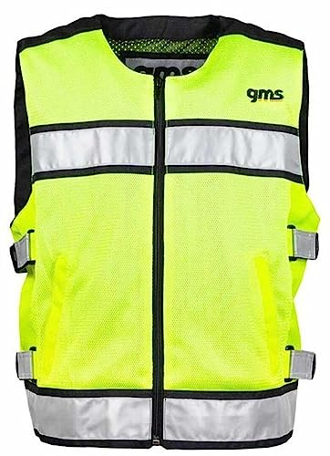 GMS Premium Evo Warnweste, gelb, 2XL | Mesh-Einsätze