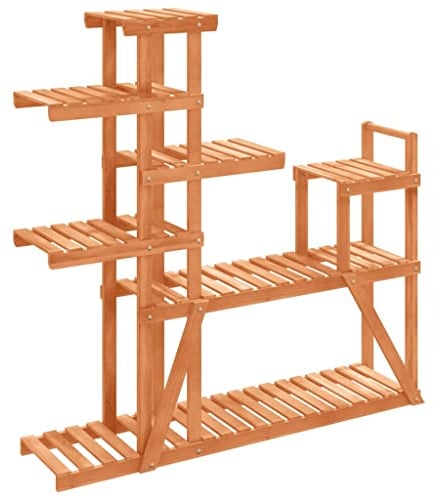 vidaXL Blumenständer 110x25x111 cm Massivholz Tanne