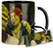 Shrek & Fiona Tasse Innen & Henkel Schwarz Keramikbecher Mug