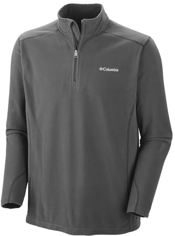 Columbia Klamath Range II Men's Fleece Pullover Half Zip Colour: Grey, Size: M, Item: 1352472-024 City Grey, 1352472-024 City Grey, M