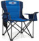 OVERMONT Silla de Camping Plegable - Grande Silla de Pesca Portátil con Reposabrazos Portabebidas - para Acampada Jardín Playa Pesca - hasta 204 kg