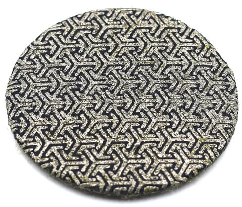 MiJunHD Electroplated Diamond Sanding Paper Sheet Pad,60Grit 2inch 50mm Grinding Sandpaper Pad Hook and Loop Backing for Metal Glass Porcelain Ceramic Hand Polishing & Trimming (1 Piece)