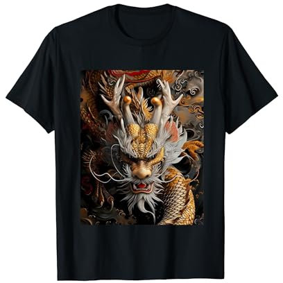 Motif dragon porte-bonheur chinois T-Shirt