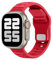 ELETTRONEO UC1 Correa Deportiva para Apple Watch Ultra 3 2 49mm, Series 11 10 46mm, 9 8 7 45mm 41mm, SE 6 5 4 44mm 40mm, 3 2 1 42mm 38mm Pulsera Strap, Roja Navidad