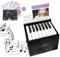 Taylor Swift Piano Kalender Tischkalender, 3D Mini Kalender Klavierkalender 2025, 27 Musikkalenderkarten 52 Lieder Geburtstagsgeschenk Spielbarer Tischkalender für Swift Fans Geschenk (Schwarz)