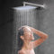 KES Pomme de Douche Acier inoxydable 18/8 Tête de Douche Salle de Bain 30x20CM Réglable Pommeau Tête de Douche Haute Pression Brossé, J215S12F25-BS