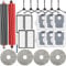 Bluearks 22 Stück Zubehörset für Roborock Qrevo Master/Qrevo Slim Roboter Saugroboter,1 Satz Hauptbürsten,4 Filter,4 Mop-Pads,6 Seitenbürsten und 6 Staubbeutel,Zubehör für Roborock Q Revo Master