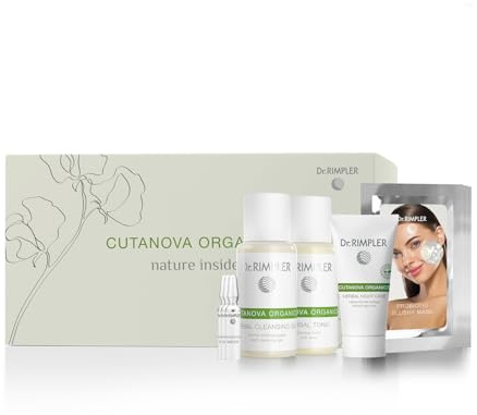 Dr. RIMPLER CUTANOVA ORGANICS Nature Inside Set - Pflegeset ideal für eine reife, empfindliche oder gefäßlabile Haut - wertvolle Öle pflegen die Haut nachhaltig