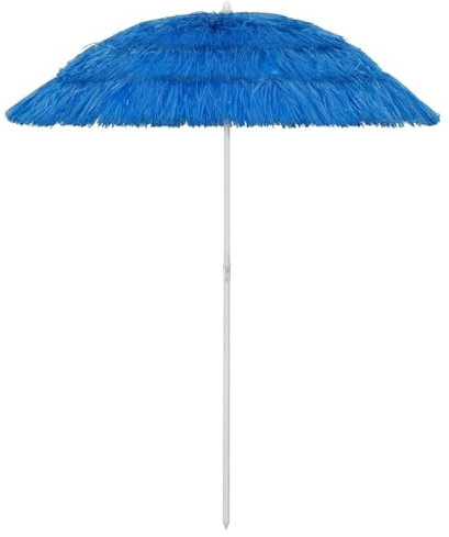 LLEZKBR Furniture Select-Hawaii Parasol de plage Bleu 180 cm
