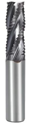 Fresa for sgrossatura in metallo duro, utensile for fresatura in metallo a 4 taglienti, 12 mm, 16 mm, fresa for macchina CNC, fresa for acciai(16xD16x45x100L)