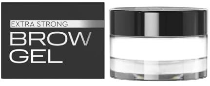 BRONSUN Gel Fissante per Sopracciglia 10g – Tenuta Estrema 12h | Effetto Laminazione o Fluffy Look | Trasparente | con Olio di Argan e Pantenolo