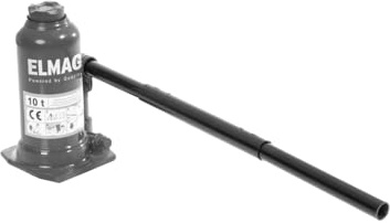 ELMAG Stempelwagenheber Profi Bottle 5000 | Tragfähigkeit 5 Tonnen | Hydraulischer Flaschen-Wagenheber