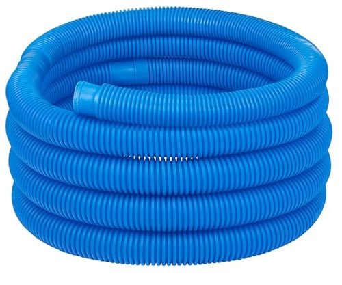 COIL Flexibler Poolschlauch 32/38 mm aus PVC-U/PE-LD – UV- & Temperaturbeständig, -40 °C bis 70 °C – Ideal für Filterpumpen, Schlauch für Pool, Poolschläuche (Blau, Länge 10m (Ø 32 mm))