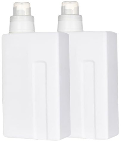 LOLIPPYY Bouteilles Vides Étanches 2 Pièces 1000ml Grosse Capacité Rechargeables Pour Maison Usage Domestique Légères Et Polyvalentes