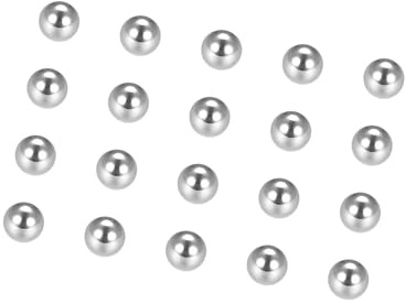 Gyrodymix Präzisionskugeln 100 Stück 3 Mm Für Fahrradlager | Chromstahl AISI 52100, G25, Ersatzteil, Für Rollen, Schubladenführungen, Türschlösser, Kugellagerkugeln