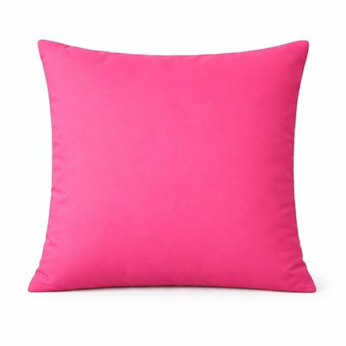 Quantum Interior by Maxland Wetterfeste Outdoor-Kissen mit Füllung und Reißverschluss - Wasserabweisend, Pflegeleicht, UV-beständig - In Verschiedenen Größen und Farben (Pink, 45x45 cm)