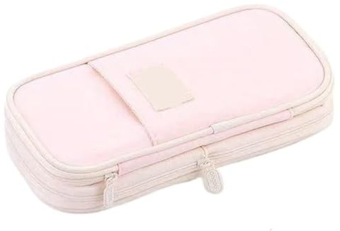 Pencil Bag, Foldable Pouch Organizer for Stationery Supplies, Big Capacity for School Use