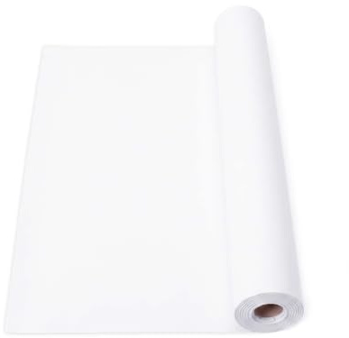 Rouleau de Papier à Dessin Blanc, 45 cm x 15 m, Papier pour Chevalet et Peinture, pour Croquis, Loisirs Créatifs, Affiches, Emballage, École, Enfants et Artistes