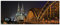 ARTland Wanddeko Glasbilder Wandbild Glas Bild einteilig 125x50 cm Querformat Köln Rheinbrücke Kölner Dom Gebäude Architektur Deutschland T5TT