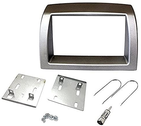 Sound-way Kit Installazione Autoradio, Mascherina 2 DIN, Adattatore Antenna, Chiavi di Smontaggio, compatibile con Lancia Y Ypsilon dal 2006 al 2011