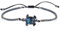 KELITCH Abalone Muschel Perlenarmband Verstellbare Schildkröte Anhänger Rocailles Wickelarmband Freundschaft Armreifen Schmuck (Grau)