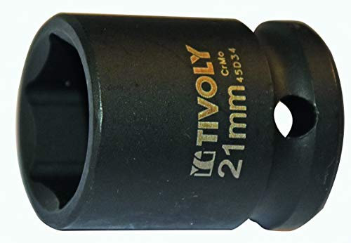 Douille 6 pans à choc carré 1/2 DIAM 21