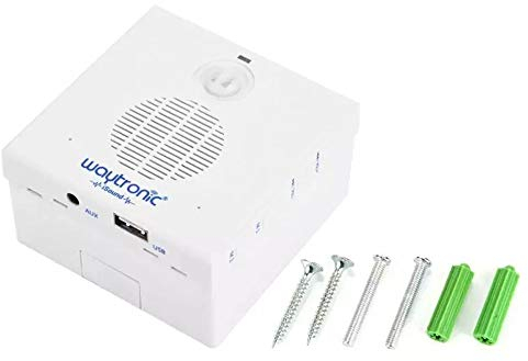 Infrarot Bewegungsmelder mit Sound aktivierter Wandhalterung für Flur Detektor Lichtschalter Audio Reminder Willkommen Türklingel System