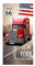 Truck Strandtuch - Baumwolle - Strandtuch - 75x150 cm - Mehrfarbig