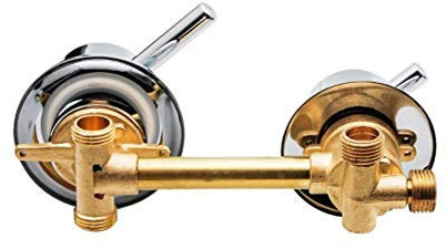 AFRUDDR Mischbatterie dusche 2/3/4/5 Wege ventil Wasserablauf duscharmatur | Schraubengewinde Mittenabstand 10cm 12,5cm Mischventil Messing Bad Dusche Mischbatterie Wasserhahn Kabine