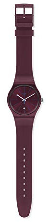 Swatch Quartz Montre avec Bracelet en Silicone SUOR402