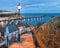 ZSMPU Wooden Jigsaw Puzzle 1000 Piece Whitby,Sea,Lighthouse,Harbor Unique Home Decorations And Gifts