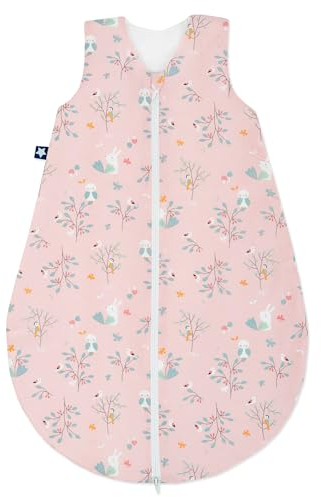 Julius Zöllner Baby Sommerschlafsack aus 100% Baumwolle, Größe 90 , 12-24 Monate, Standard 100 by OEKO-TEX, made in Germany, Rosalie