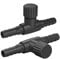 Pawfly Aquarium Luftschlauch Ventil Einweg-Luftstromregler aus Kunststoff für 5 mm ID-Luftschläuche Regulatoren Einstellbare Schwarz Luftpumpe Zubehör Für Aquarien, 10er Pack