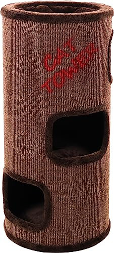 KRATZTONNE ENES BRAUN M 42x42x90CM