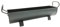 DARO DEKO Metall Blumenkasten 17 x 63cm schwarz Blumen-Topf Übertopf Blumenkasten Pflanz-Schale