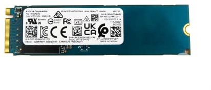 Kioxia 256GB PCIe NVMe M.2 2280 SSD Internal Solid State Drive KBG40ZNV256G OEM Package