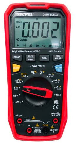 TECPEL DMM-8062A 6000 Counts Digital multimeter