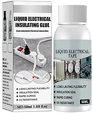 Liquid Insulating Rubber Coat, Waterproof Insulating Glue, Liquid Insulation Electrical Tape Tube Paste, Liquid Insulating Rubber Coat, For Power Cords, Bilge Pumps, Outdoor Bare Wires(White 1Pcs)