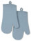 KitchenAid Ribbed Soft Silicone Oven Mitt 2-Pack Set, Fog Blue, 7.5x13