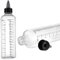 Abeillo 2 Pack Hair Color Applicator Bottle - 8.5oz Twist-On Top Tip Cap for Hair Oil and Root Dye - Plastic Squeeze Bottle With Graduated Scale