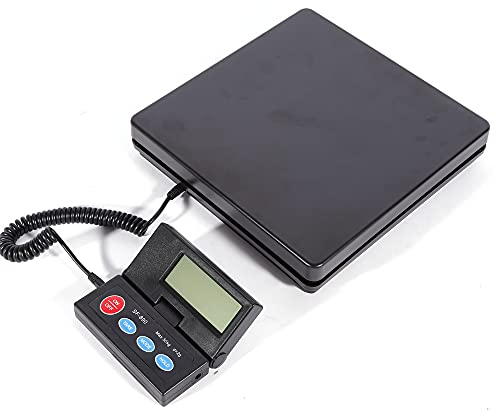 Profi Paketwaage 1g - 50Kg | Digitalwaage | Küchenwaage | Präzisionswaage | Briefwaage | TischwaageA | LCD-Display | Schwarz Waage