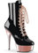 PROMI High Heels 15cm Lace Up Pole Dance Stiefel-black||41