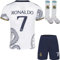 Mokiss R. Madrid #7 Kinder Trikot Fußball Spezielle Weißer Drache Edition, Shorts Socken Jugendgrößen (Weiß,28)