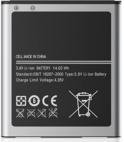[3850 mAh] Akku für Samsung Galaxy S4, Ersatzakku mit hoher Kapazität für Galaxy S4, Verizon I545, AT&T I337, T-Mobile M919, Sprint L720, I9500, I9505, I9506, R970