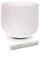 TOPFUND G Note Quartz Crystal Singing Bowl 8 Throat Chakra Meditation Sound Healing