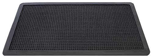 Acomoda Textil – Felpudo de Goma Rectangular Antideslizante de Entrada. Alfombra de Pinchos Resistente de Fácil Limpieza para Exterior e Interior. (70x120 cm)