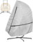 Hängesessel Abdeckung Wasserdicht Schwerlast 600D Oxford Gewebe Hängestuhl Schutzhülle Winterfest Winddicht UV Beständiges Abdeckung für Hängekorb Hängeschaukel Schwingsessel -- 232x203cm