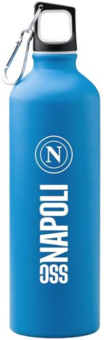 SSC Napoli Borraccia Celeste in Polietilene con Dosatore, 1000 ml