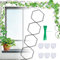 Crownow 18 PCS Kettenspalier für Kletterpflanzen, Wand Spalier für Topfpflanzen, Indoor & Outdoor Garten Spalier für Kletterpflanzen, Kletterpflanzen Rankhilfe für Monstera, Pothos, Efeu